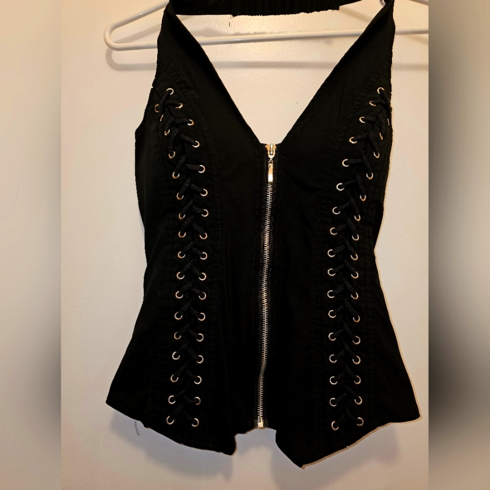 Black Corset/halter/vest